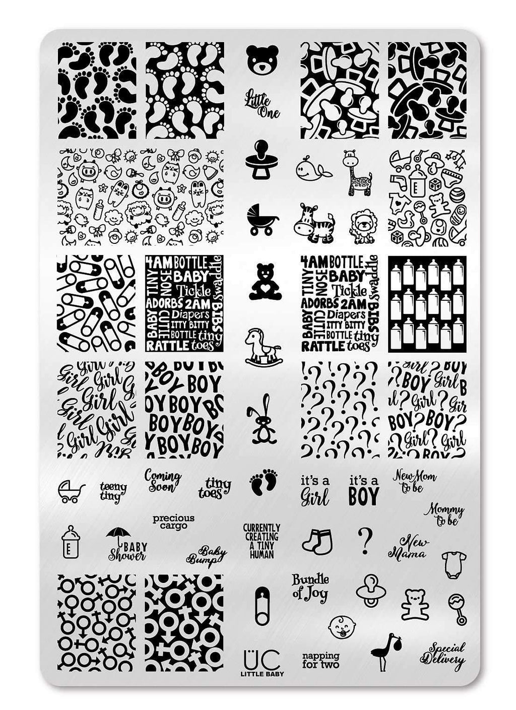 Little Baby - Uber Chic Stamping Plate