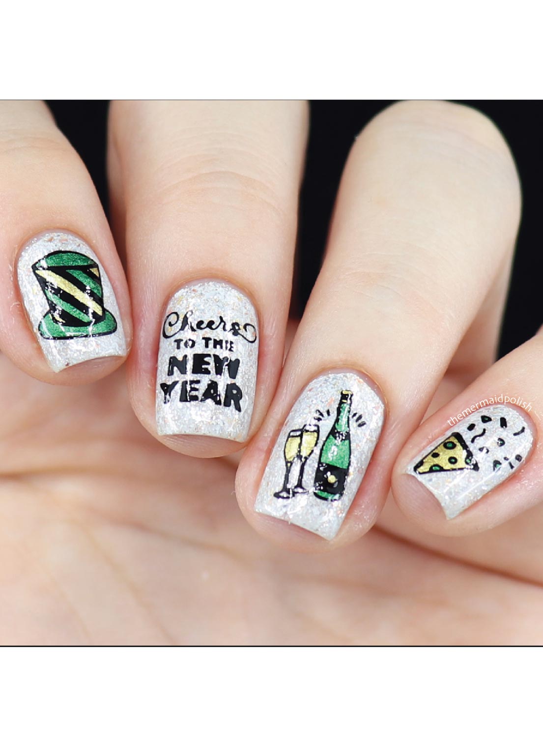 New Year New Digits - Uber Chic Stamping Plate
