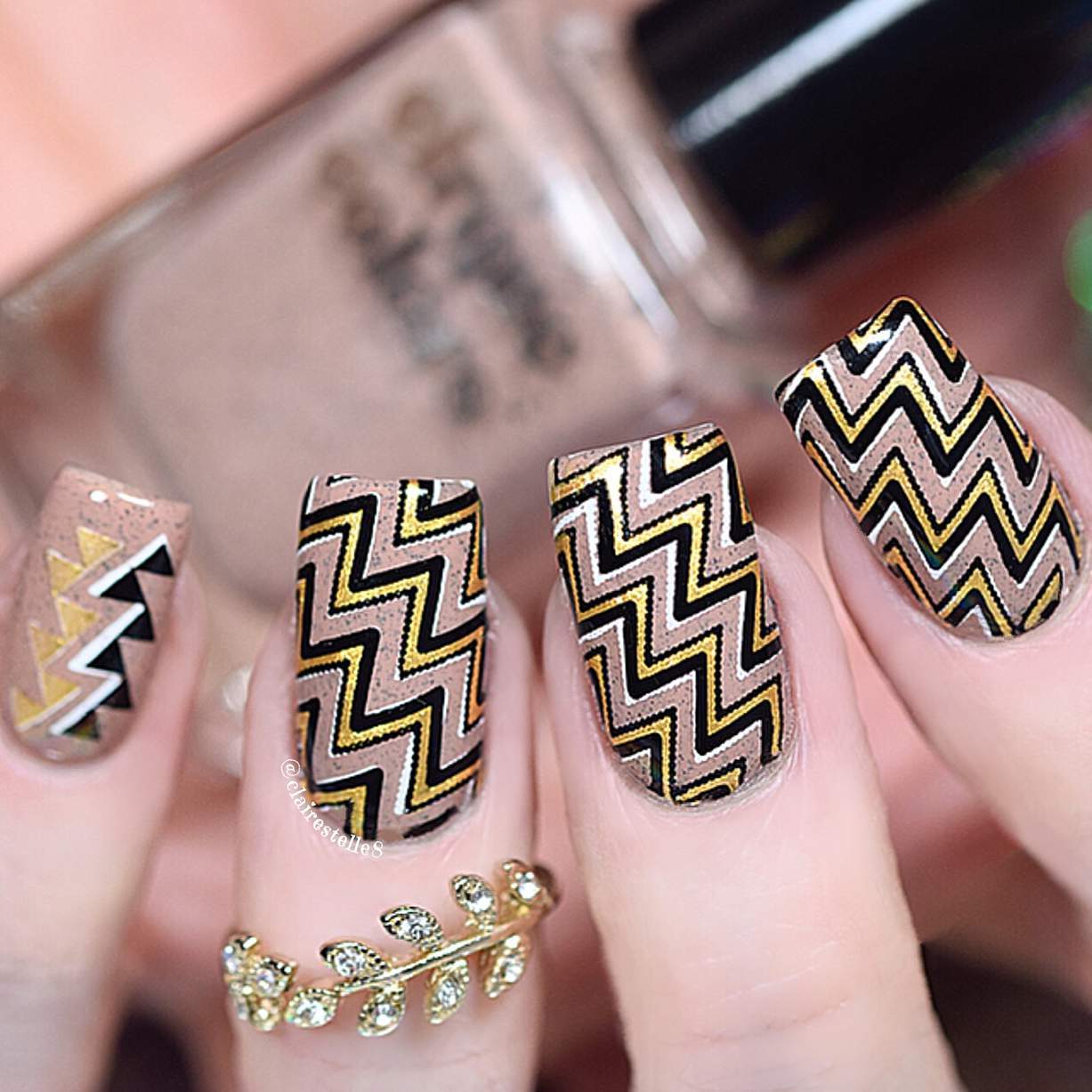 Got Chevron - 02 - Uber Chic Stamping Plate Secondary image