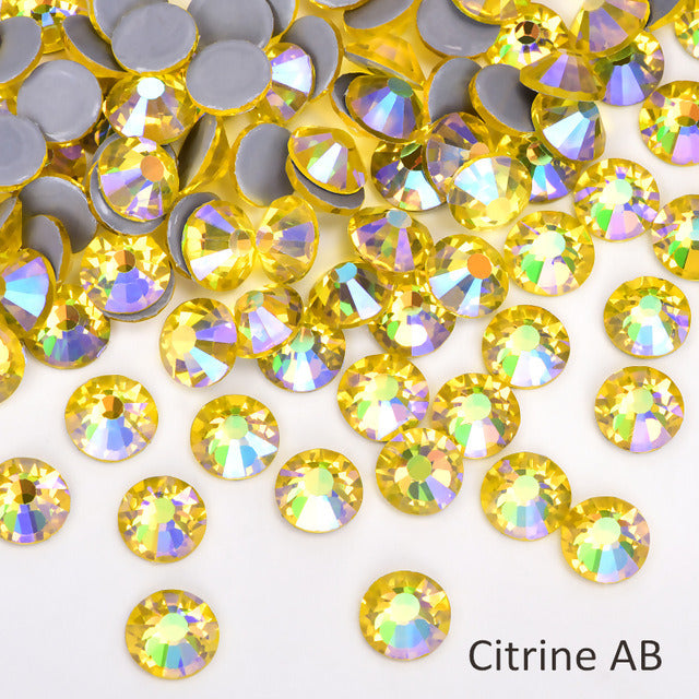 Pave Pack of Crystals - Swarovski® & Preciosa - Citrine AB