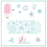 Snowflakes - CJS Small Stamping Plate - CJS-03