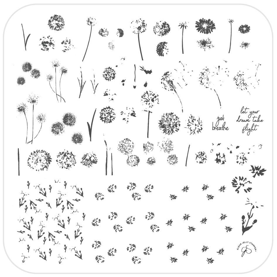 Just Breathe (CjS-156) - CJS Medium Stamping Plate