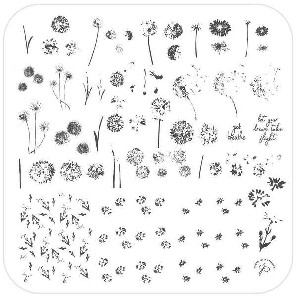 Just Breathe (CjS-156) - CJS Medium Stamping Plate
