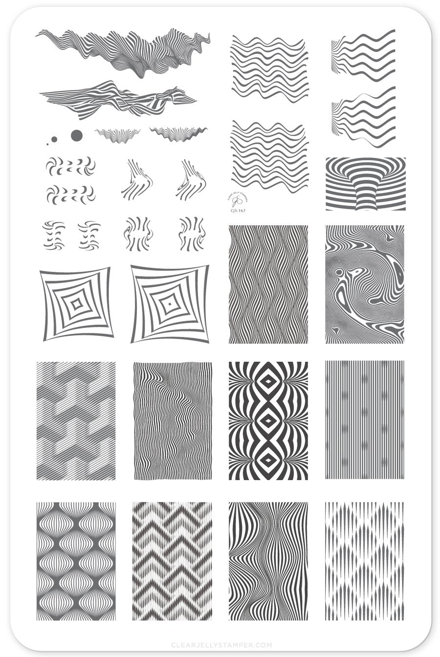 We be Trippin! (CjS-167) - Clear Jelly Stamping Plate