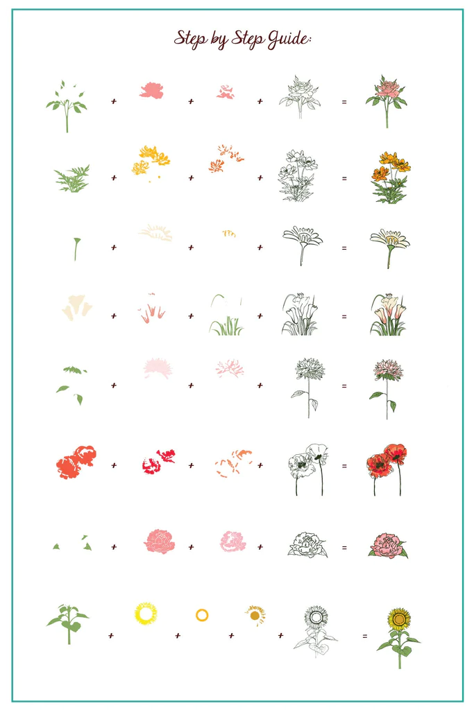 If I Could be a Flower (CjS-284) - Clear Jelly Stamping Plate