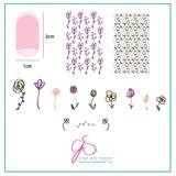 Spring Garden - Little Sister (CjS-32) - CJS Small Stamping Plate Main image