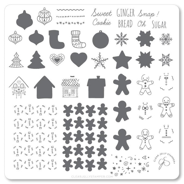 Mmm...Cookies! (CjS C-36) - CJS Medium Stamping Plate