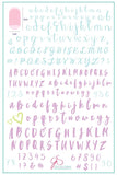Alphabet Brush (CJS-40) - Clear Jelly Stamping Plate