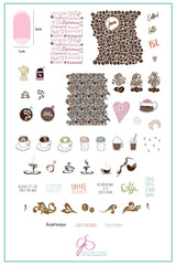 Roasted (Cjs-89) -  Clear Jelly Stamping Plate