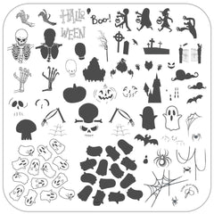 Hallo-Ween (CjSH-55) - CJS Medium Stamping Plate