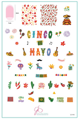 Cinco De Mayo (CjSH-85)  Steel Nail Art Stamping Plate