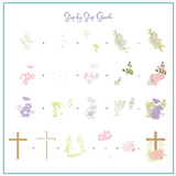 Easter Floral (CjSH-88)  Steel Nail Art Stamping Plate
