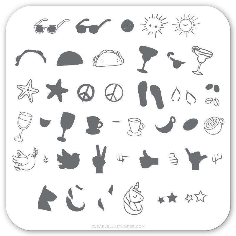 Quotes Little Sis! (CjS LC-42)  - CJS Small Stamping Plate Secondary image