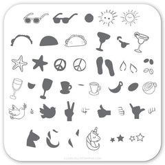 Quotes Little Sis! (CjS LC-42)  - CJS Small Stamping Plate