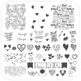 How Sweet it is to be Loved by You (CjSV-28) - CJS Medium Stamping Plate
