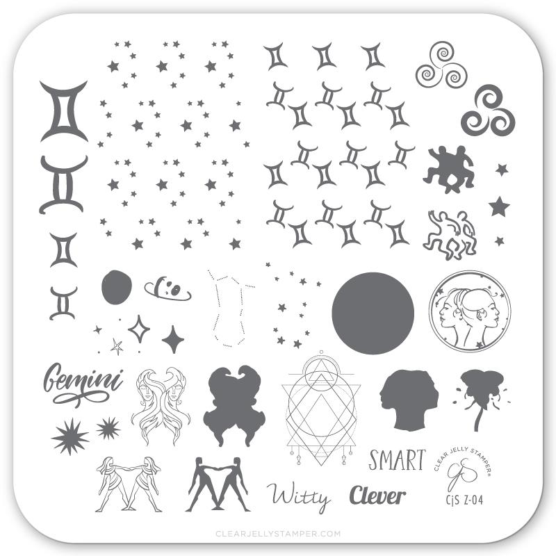 Gemini (CjSZ-04) - CJS Small Stamping Plate Secondary image
