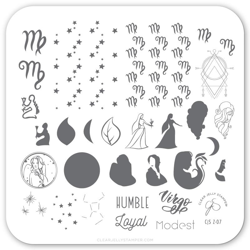 Virgo (CjSZ-07) - CJS Small Stamping Plate Secondary image