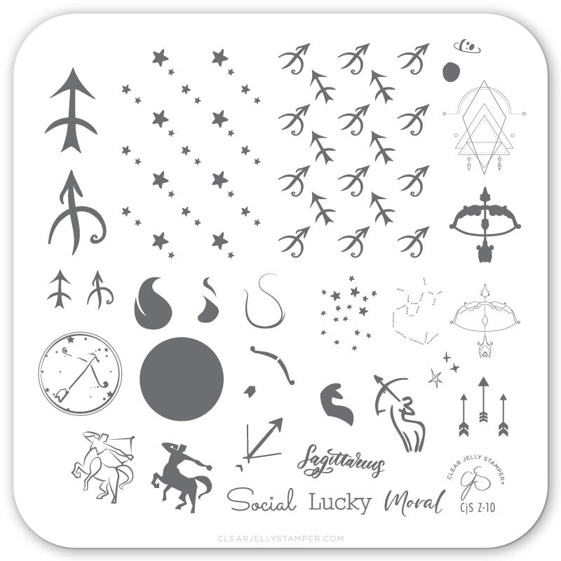 Sagittarius (CjSZ-10) - CJS Small Stamping Plate Secondary image
