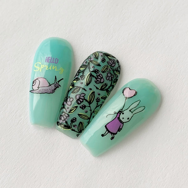 Hippity Hoppity (CjSH-51) - CJS Small Stamping Plate