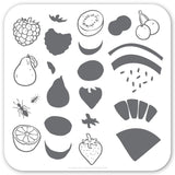Fruit anyone? (CjS-63) - CJS Small Stamping Plate