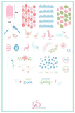 Springtime Easter (CjS H-28) - Clear Jelly Stamping Plate