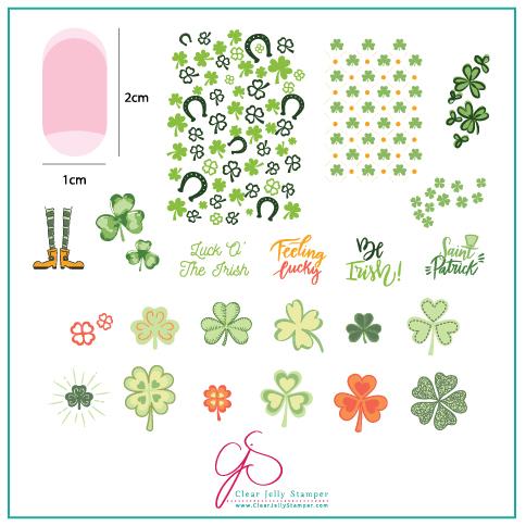 Feeling Lucky? (CjSH-50)  - CJS Medium Stamping Plate Main image