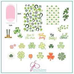 Feeling Lucky? (CjSH-50)  - CJS Medium Stamping Plate