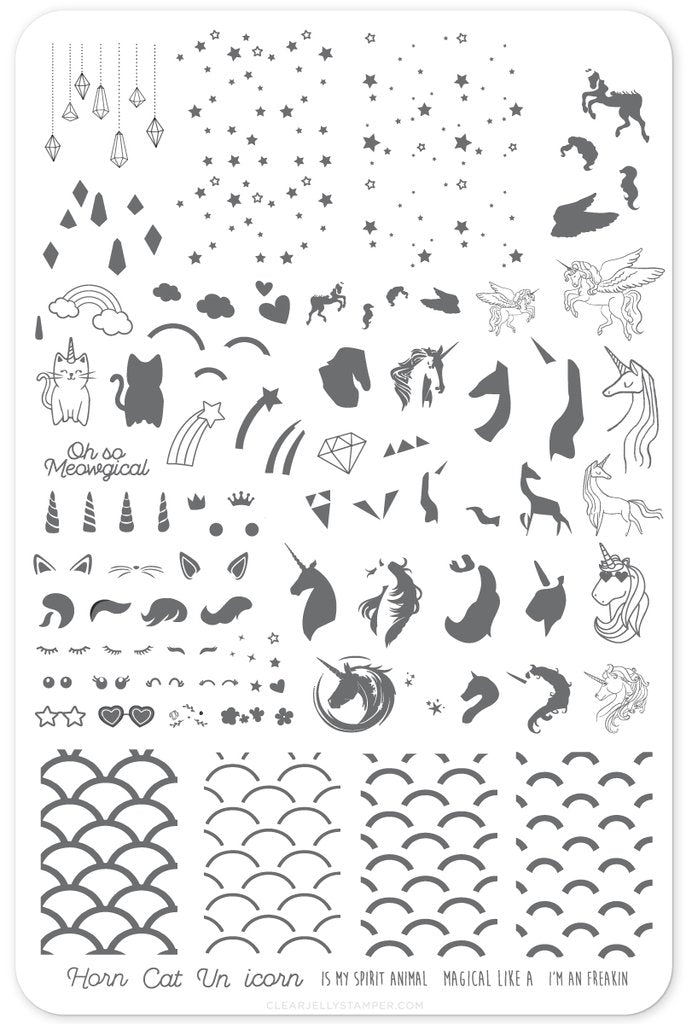 #AlwaysBeAUnicorn (CjS LC-51) - Clear Jelly Stamping Plate Secondary image
