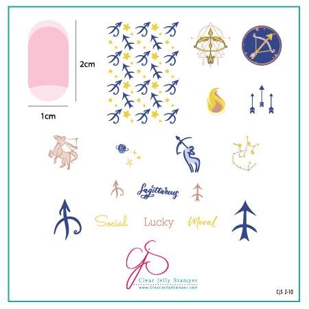 Sagittarius (CjSZ-10) - CJS Small Stamping Plate