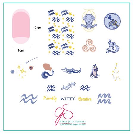 Aquarius (CjSZ-12) - CJS Small Stamping Plate