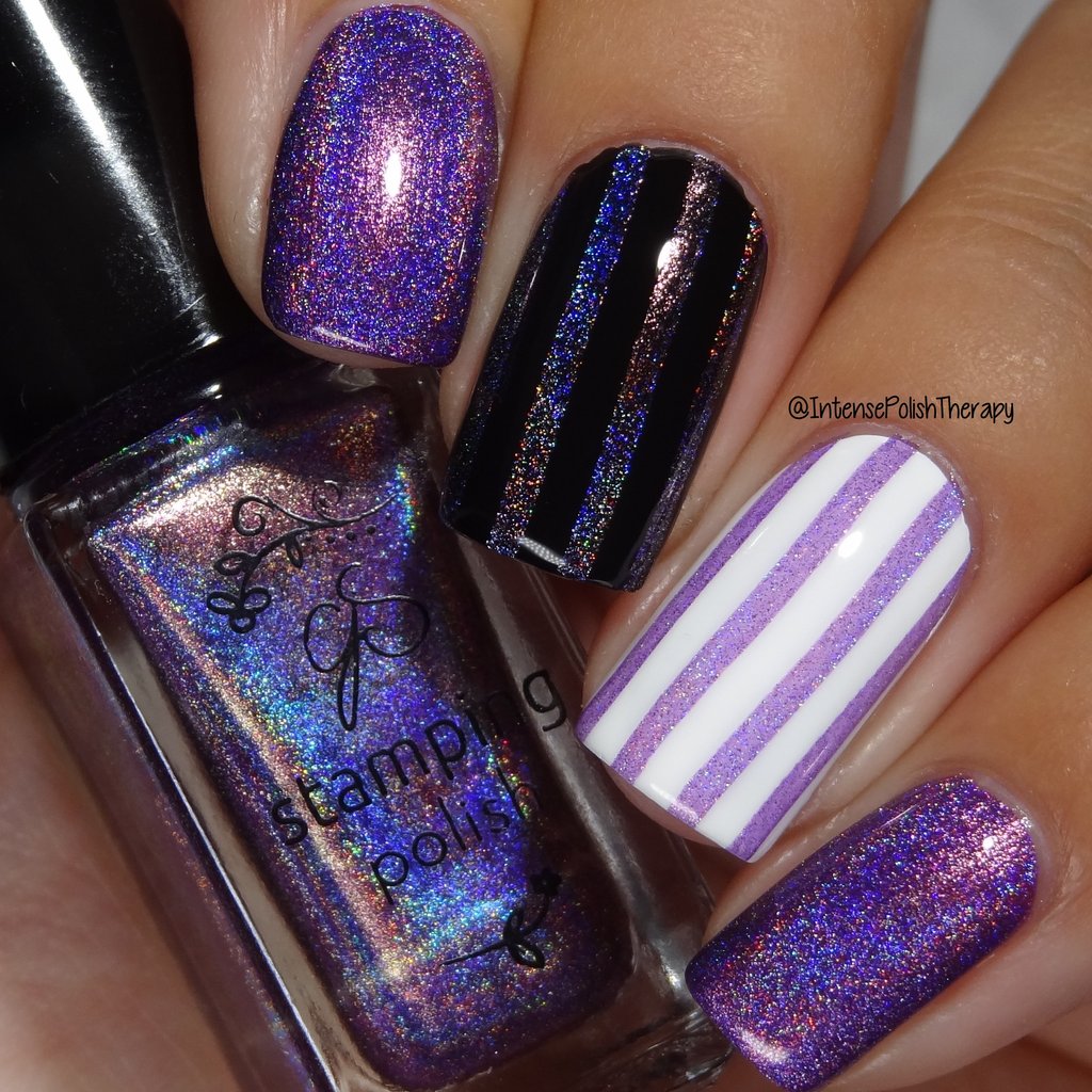 Holo Purple Stamping Polish #H07 Main image