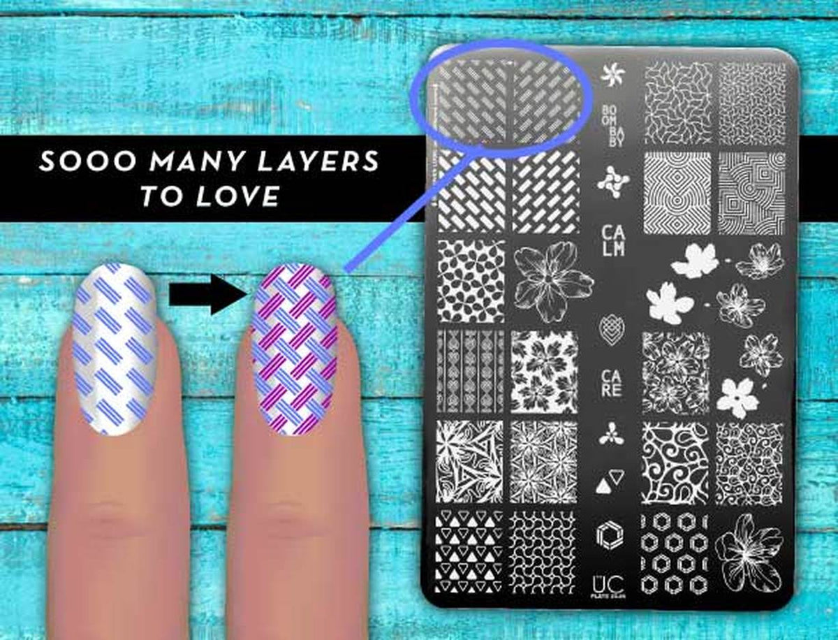Collection 23 - Set of 3 Uber Chic Stamping Plates