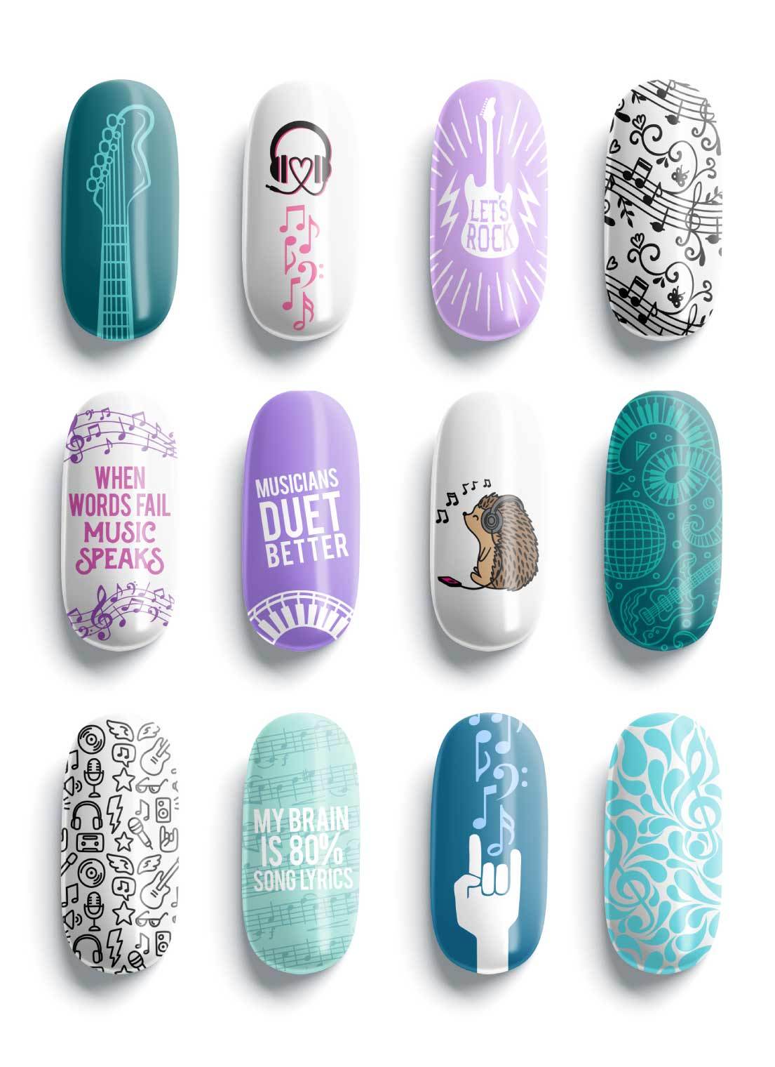 Let's Rock - Uber Chic Stamping Plate Secondary image