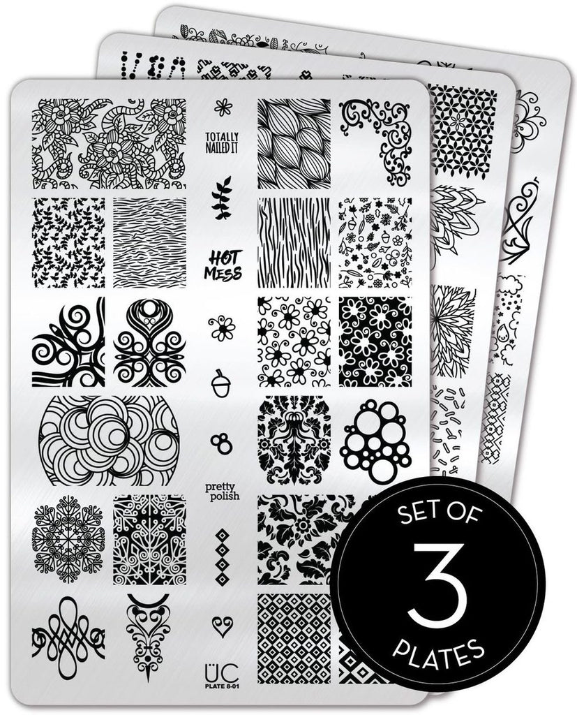Collection 8 - Uber Chic Stamping Plates