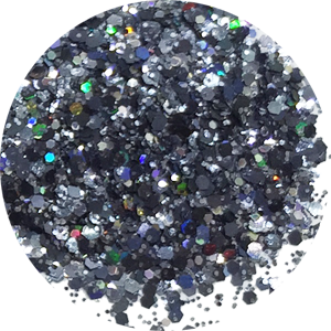 H. Gunmetal Diamondz Glitter