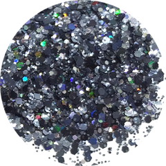 H. Gunmetal Diamondz Glitter