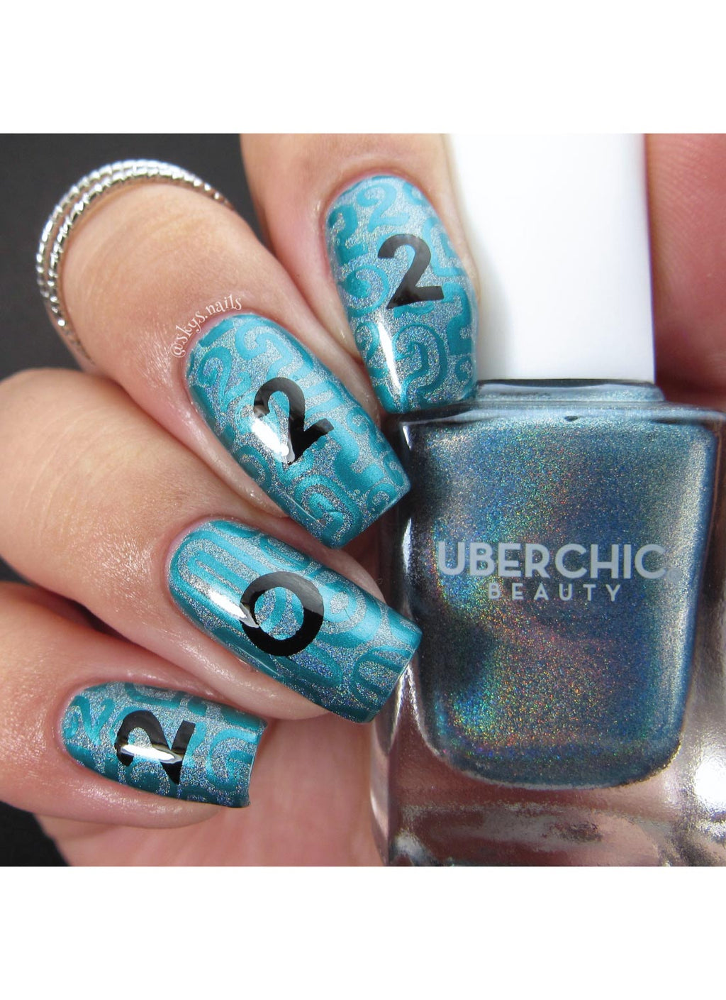 New Year New Digits - Uber Chic Stamping Plate