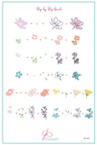 Finest Florals (CjS-261) Steel Nail Art Stamping Plate