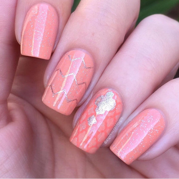 Geo-Licious (CjS-28) - Clear Jelly Stamping Plate
