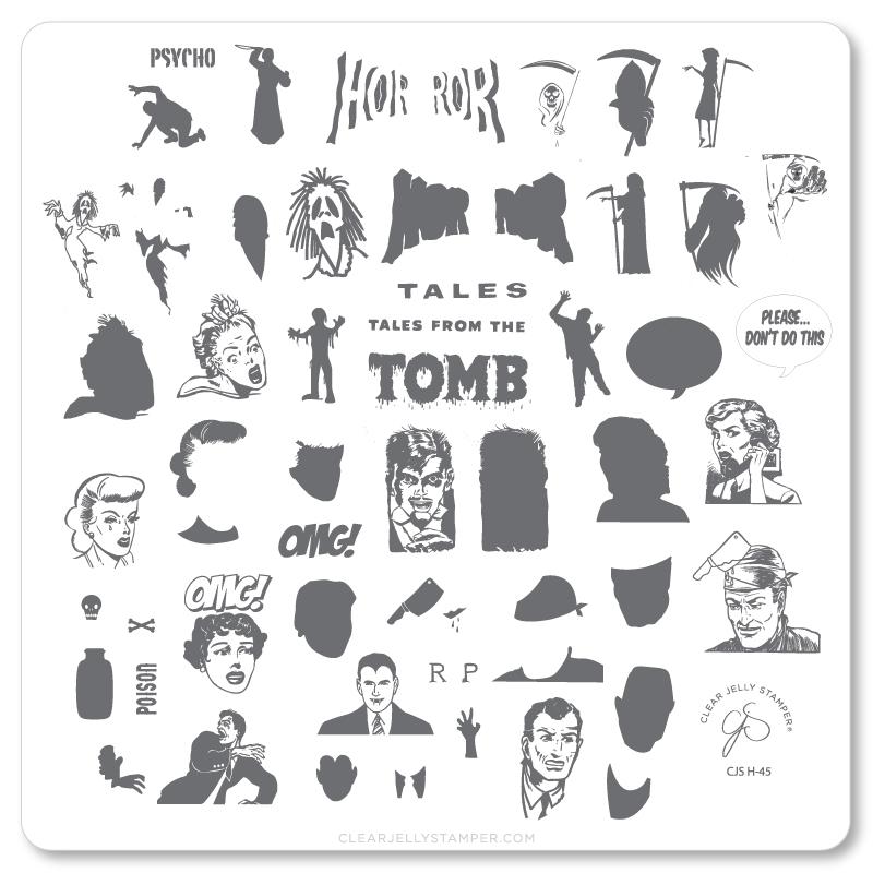 Tales from the Tomb (CjSH-45) - CJS Medium Stamping Plate