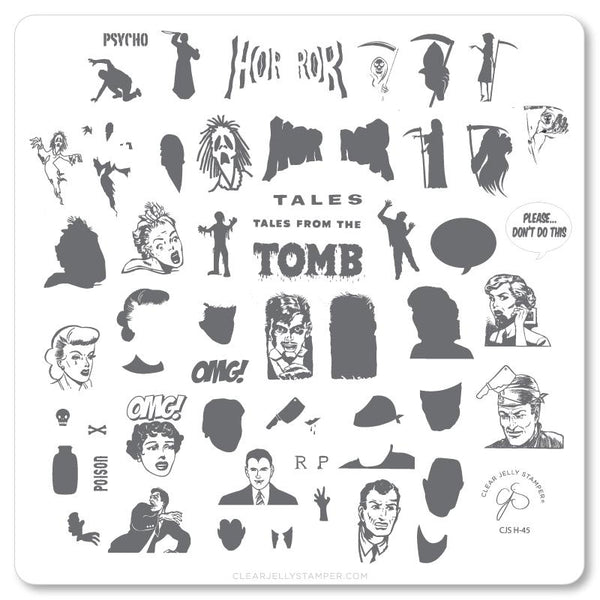 Tales from the Tomb (CjSH-45) - CJS Medium Stamping Plate