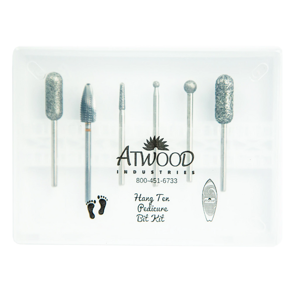 Hang 10 Pedicure Bit Set