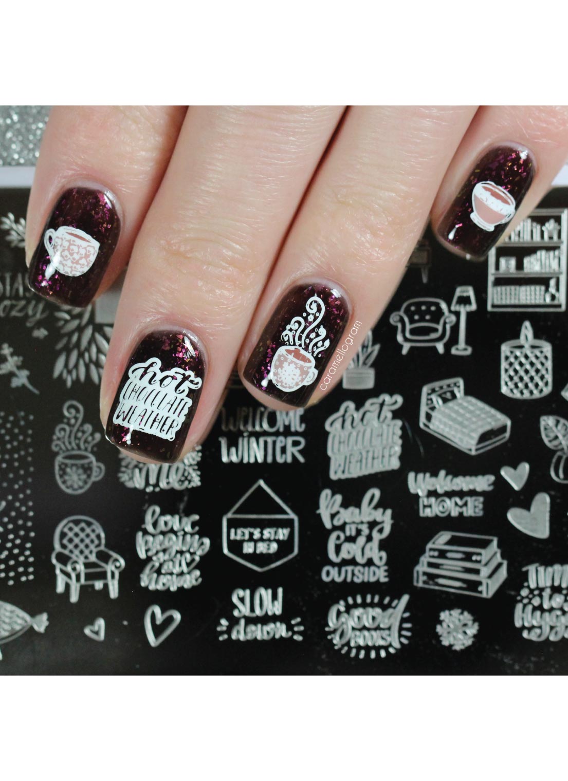 Cozy at Home - Uber Chic Mini Stamping Plate