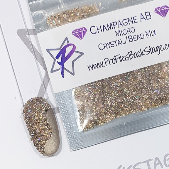 Micro Crystal/Bead Mix Champagne AB Main image