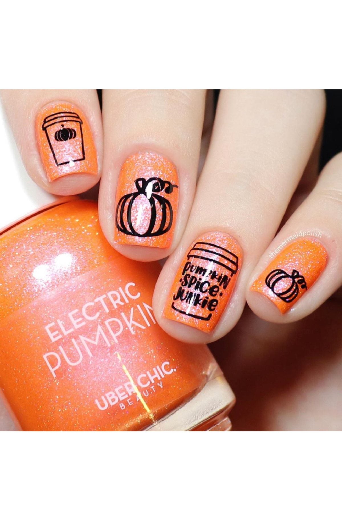 Hello Fall & Pumpkin Spice - Uber Chic Mini Stamping Plate