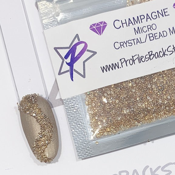 Micro Crystal/Bead Mix Champagne Main image