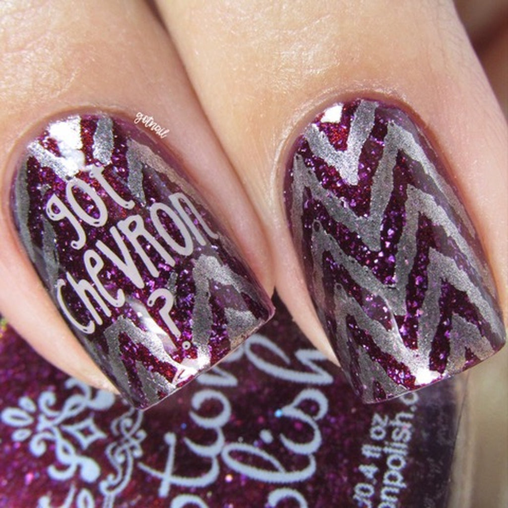Got Chevron - 01 - Uber Chic Stamping Plate