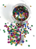 Rainbow Stars Metallic - Confetti Glitter