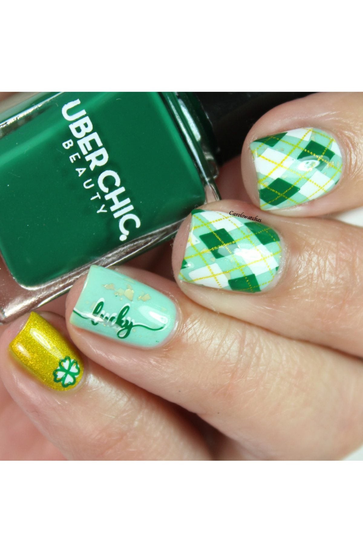 St Patrick's Day 3 - Uber Chic Mini Stamping Plate