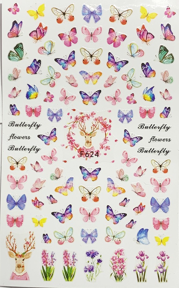Pasties - Bright Butterflies # 624 Main image